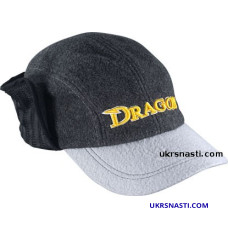 Кепка теплая  Dragon с отвор.флис/серая